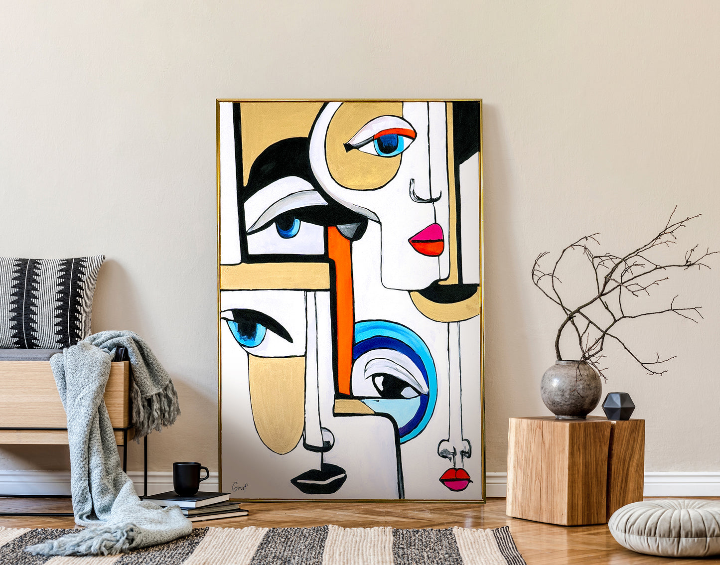 abstract home decoration painting