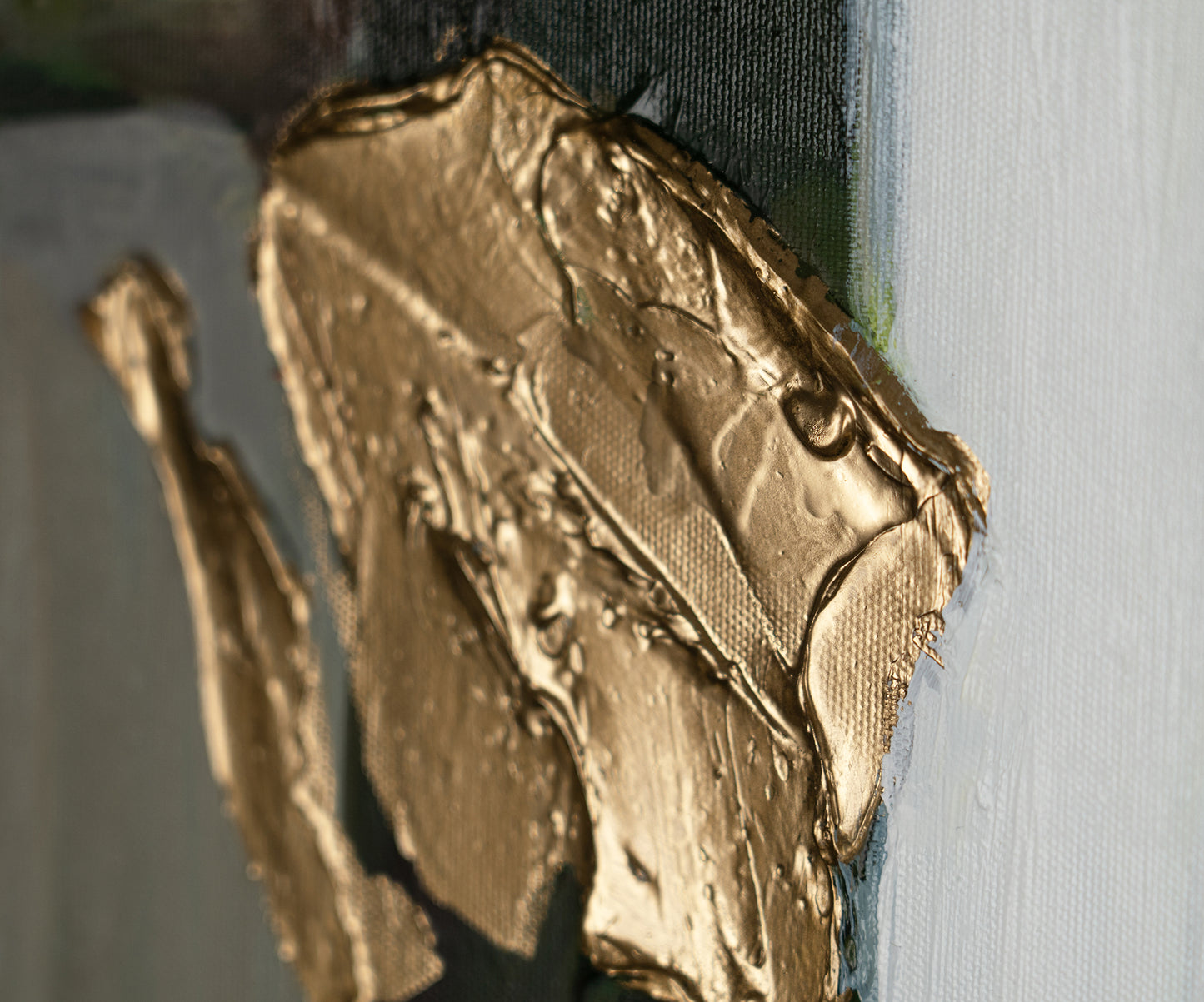 gold unique acrylic texture