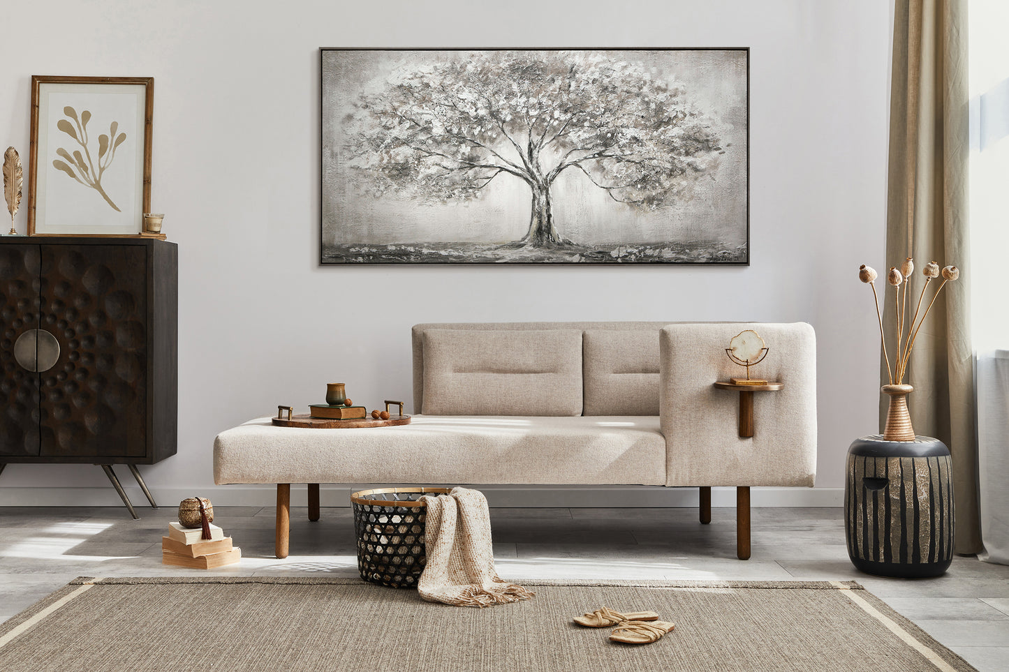 tree framed wall art for living room