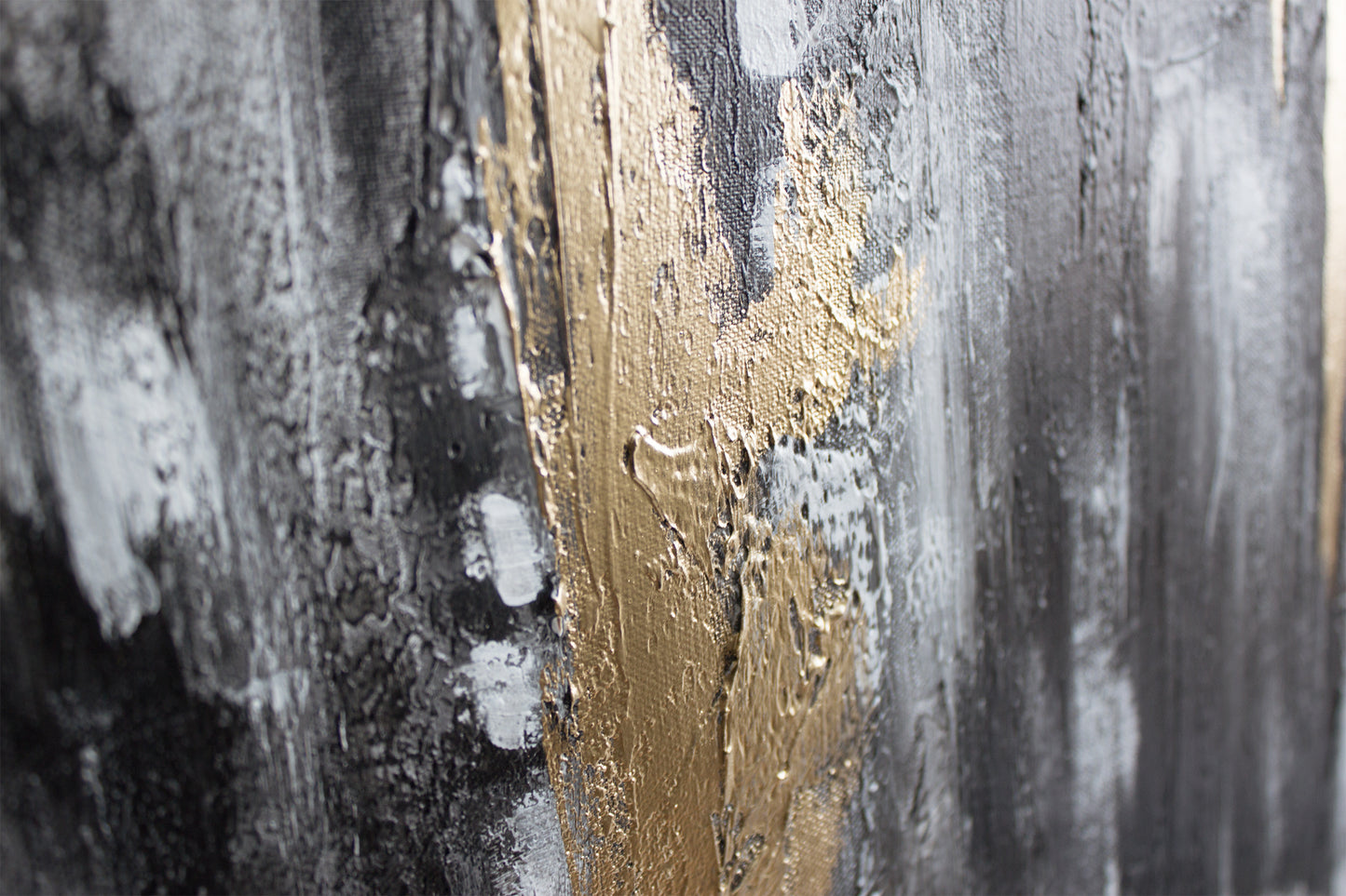 black and gold acrylic texture