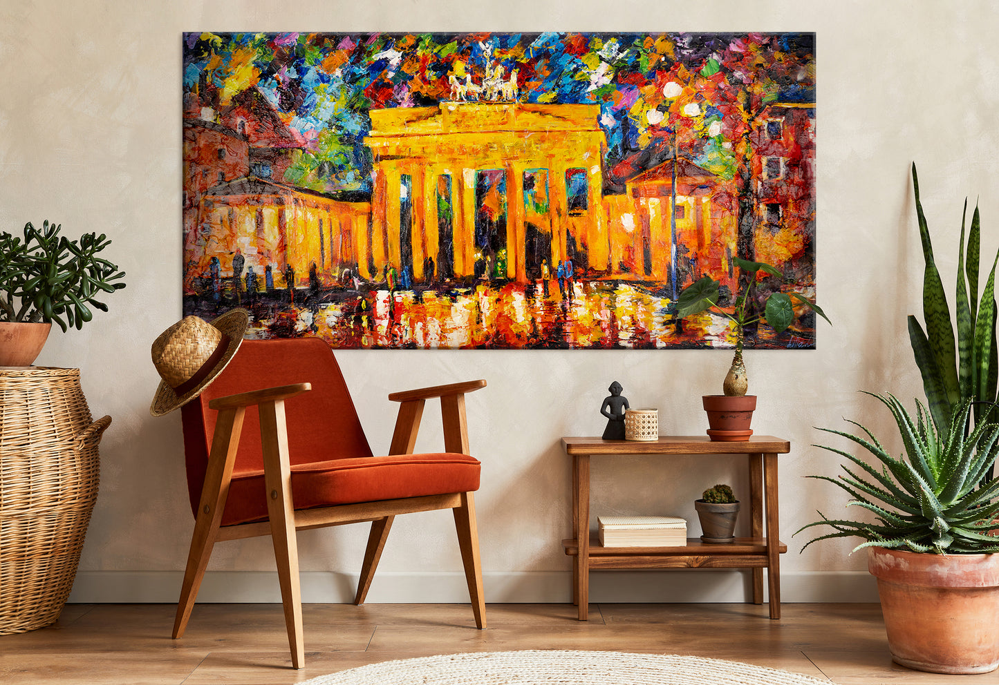 Brandenburg Gate art for living room