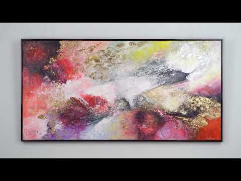Video preview of art painting Bright Garden