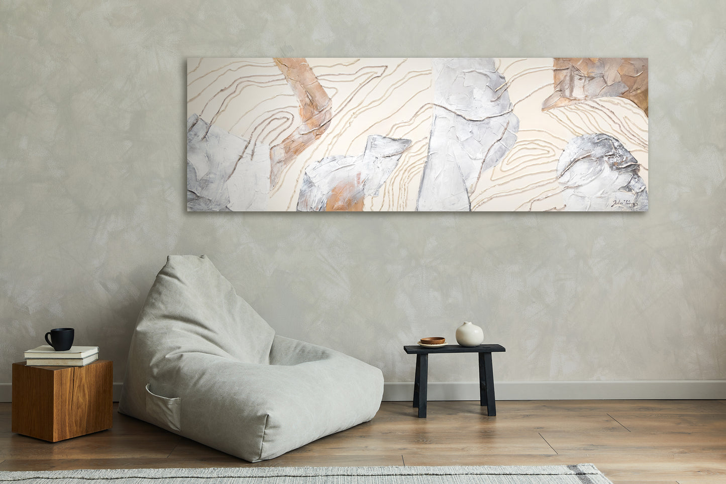 Modern canvas painting for living room