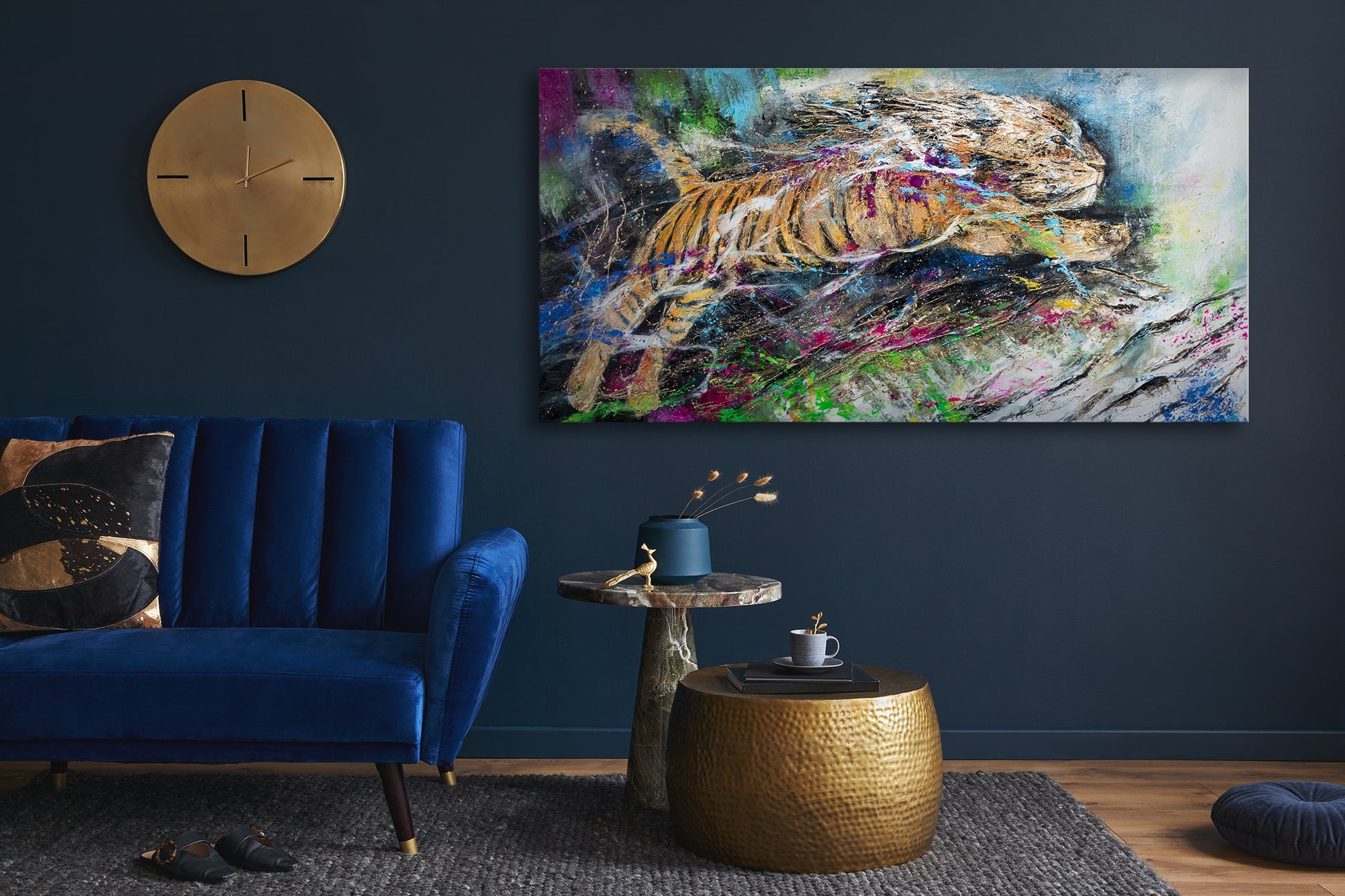 Animal paintings for living room