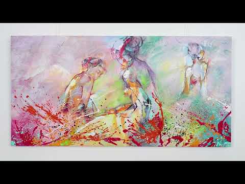 Video preview of art painting Hot Summer